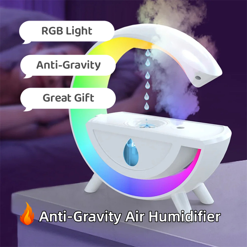 RGB Night Light Water Droplet Sprayer BapMagic