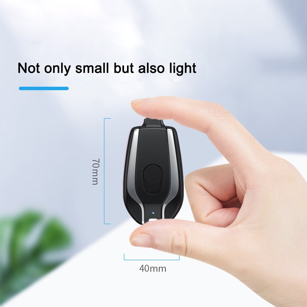 1500mAh Mini Power Emergency Pod Keychain Charger BapMagic