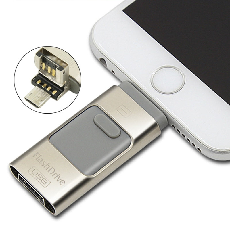 Three In One OTG USB Flash Disk For Computer And Mobile Phone BapMagic