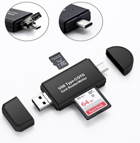 Smart Three-In-One Multi-Function Card Reader BapMagic