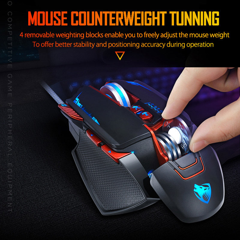 Thunder Wolf V9 Gaming Mouse Gaming Machine BapMagic