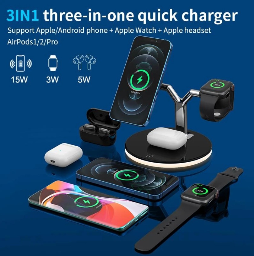 Compatible with Apple , Magnetic Suction Wireless Charger BapMagic