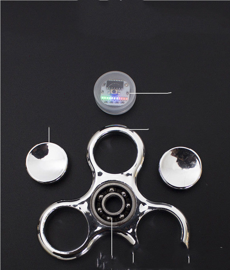 Luminous LED Light Fidget Spinner Hand Top Spinners Glow in Dark Light BapMagic