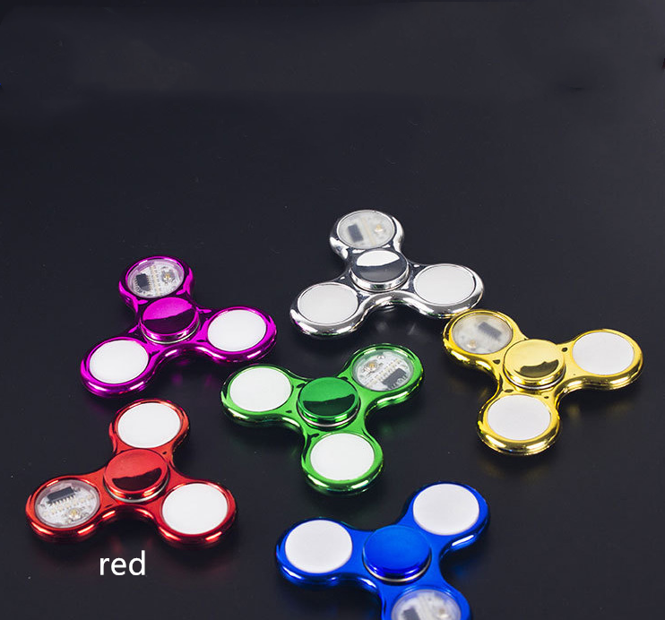 Luminous LED Light Fidget Spinner Hand Top Spinners Glow in Dark Light BapMagic