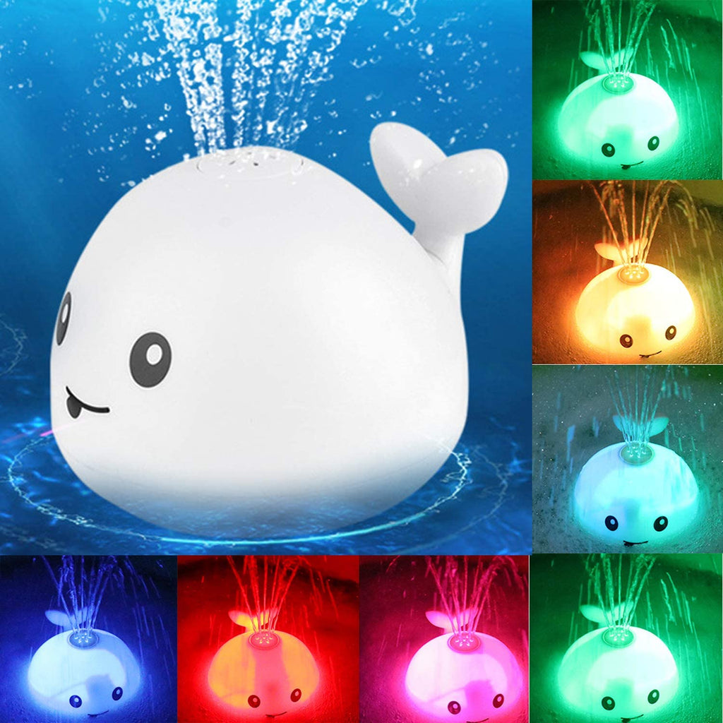 New Baby Bathroom Bath Electric Induction Whale Spray Small Toy BapMagic