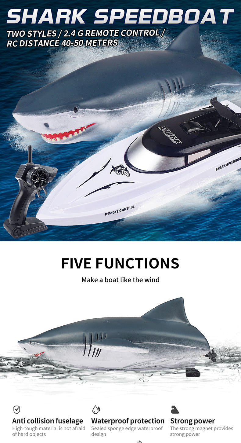 New Electric Shark RC Boat BapMagic