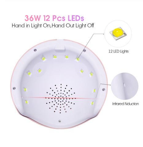 Nail Lamp Is Used For Nail Polish Dry Gel Ice Polishing Lamp BapMagic