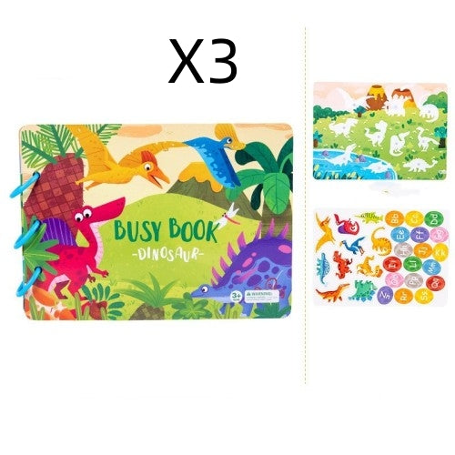 Children's Busy Book Educational Toys Repeated Paste BapMagic