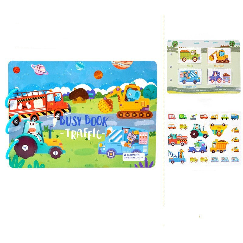 Children's Busy Book Educational Toys Repeated Paste BapMagic