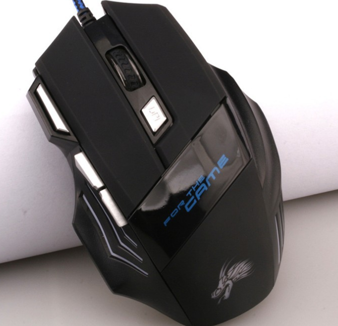 Professional Wired Gaming Mouse 5500DPI Adjustable 7 Buttons BapMagic