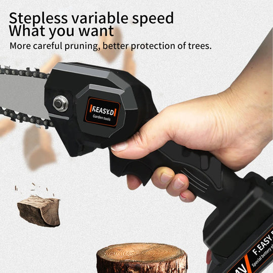 Mini Charging Wireless Handheld Chainsaw Woodworking BapMagic