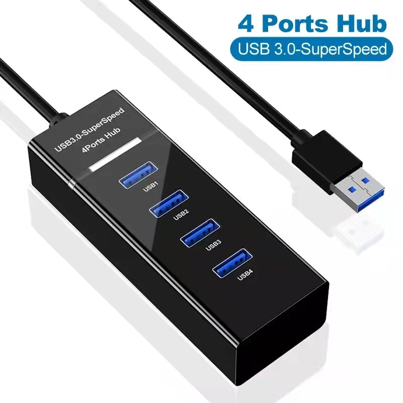 4 In 1 2.0 3.0 USB HUB Splitter High Speed Multi Splitter USB Adapter Expander Cable For Desktop PC Laptop Adapter USB HUB BapMagic