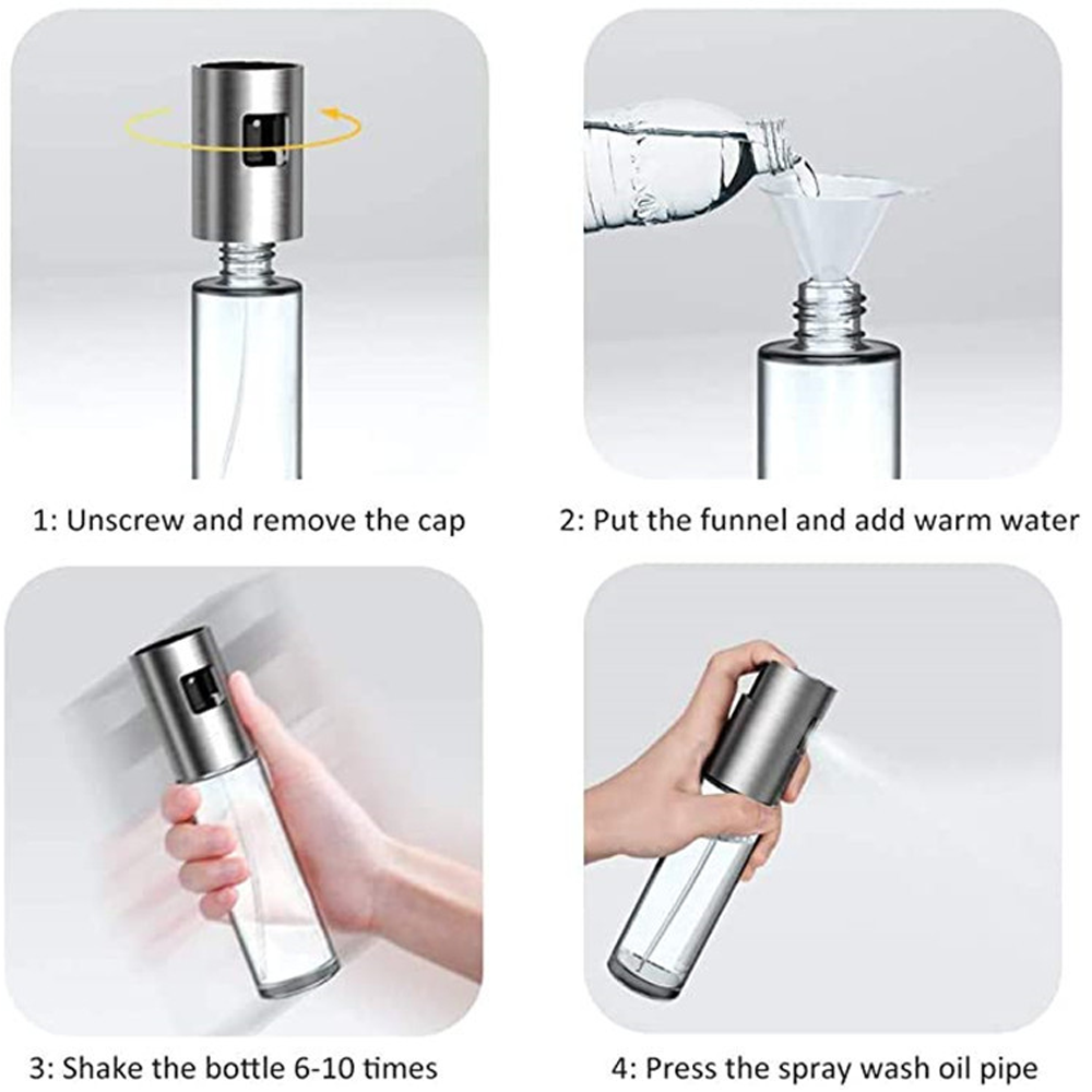 Olive Oil Sprayer Cooking Mister Spray Fine Bottle Oil Dispenser Kitchen BapMagic