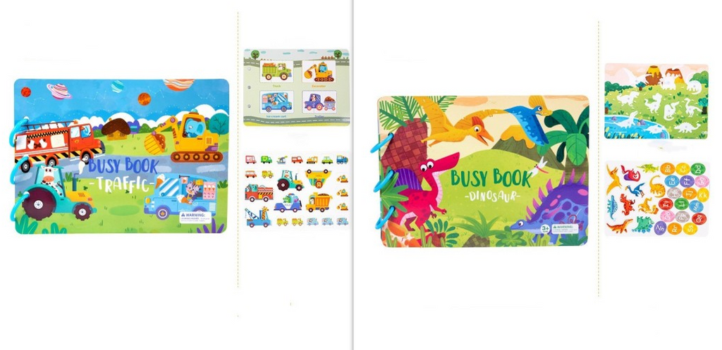 Children's Busy Book Educational Toys Repeated Paste BapMagic