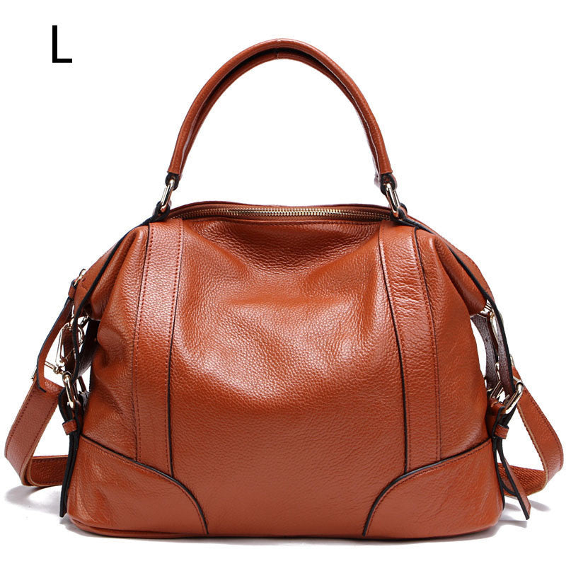 European And American Leather Top Layer Cowhide Bag For Ladies BapMagic