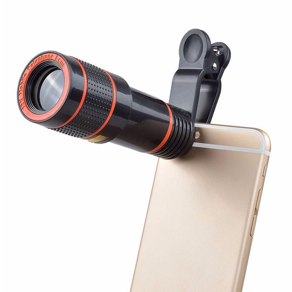 HD 8X Clip On Optical Zoom Telescope Camera Lens For Universal Mobile Cell Phone BapMagic