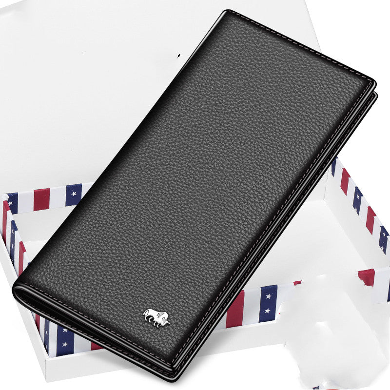 American Bison Wallet Mens Long Leather BapMagic