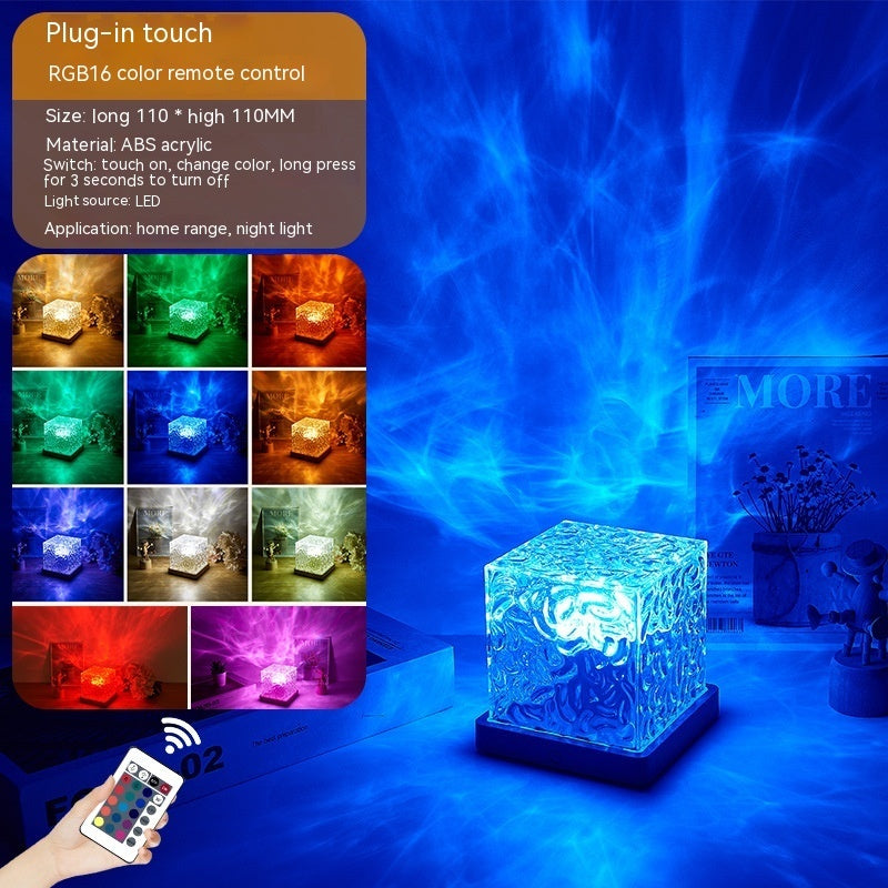 LED Water Ripple Ambient Night Light BapMagic