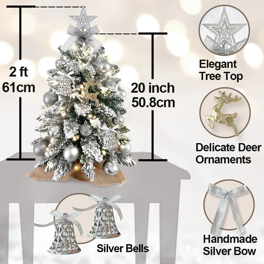 2ft Mini Christmas Tree With Light BapMagic