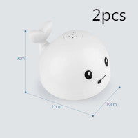 New Baby Bathroom Bath Electric Induction Whale Spray Small Toy BapMagic