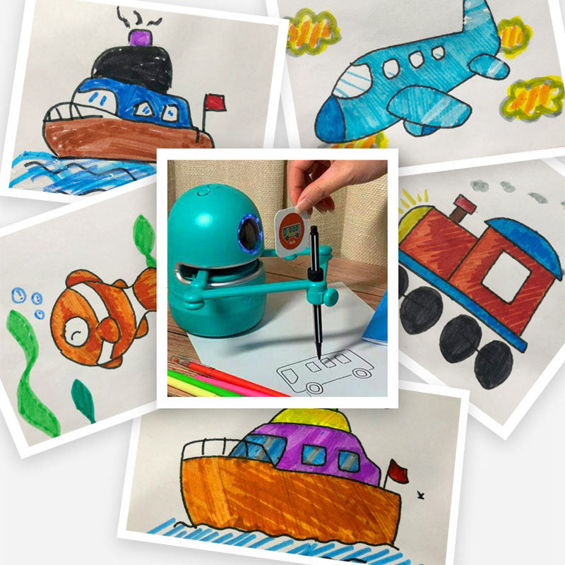 Painting Robot Kindergarten Children Students BapMagic