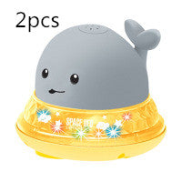 New Baby Bathroom Bath Electric Induction Whale Spray Small Toy BapMagic