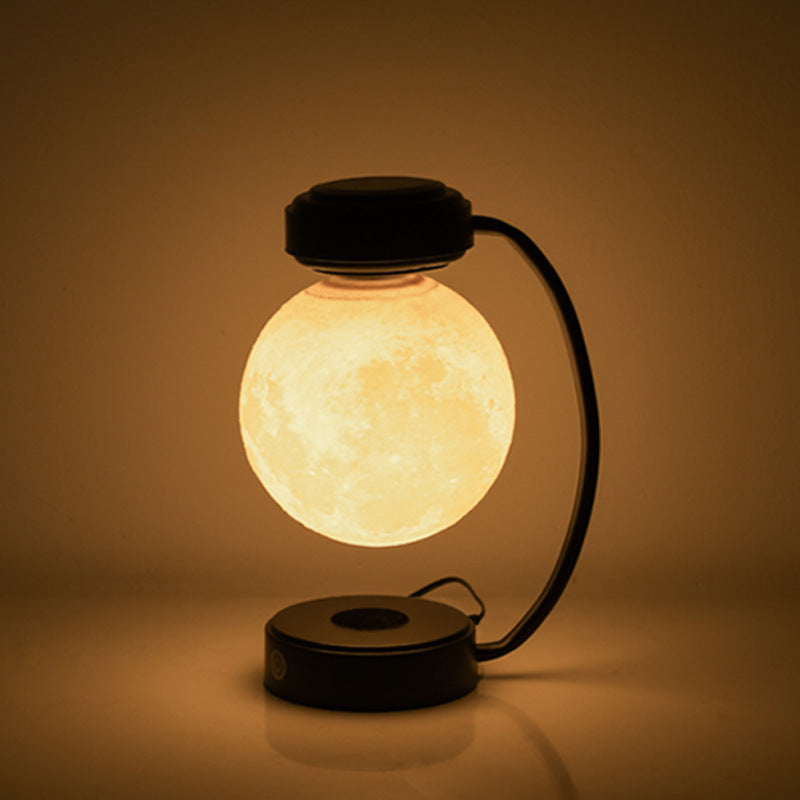 3D LED Moon Night Light Wireless Magnetic Levitating Rotating Floating Ball Lamp BapMagic