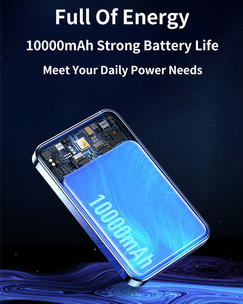 Transparent Magnetic Power Bank 22.5W Fast Charge BapMagic