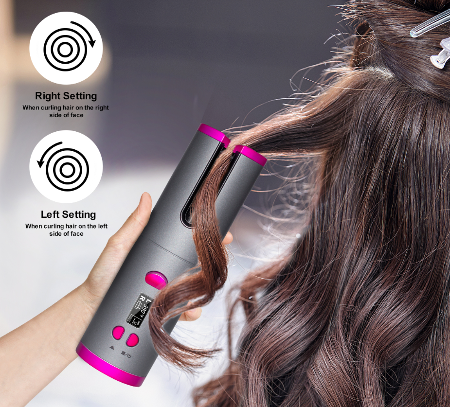 Curling Iron USB Wireless Multifunctional Charging Curler BapMagic