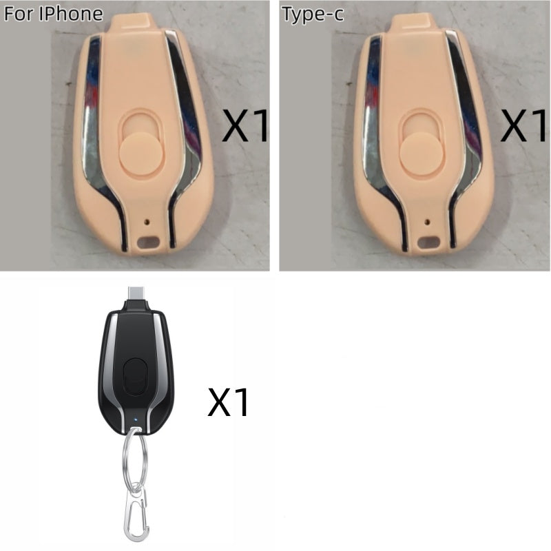 1500mAh Mini Power Emergency Pod Keychain Charger BapMagic