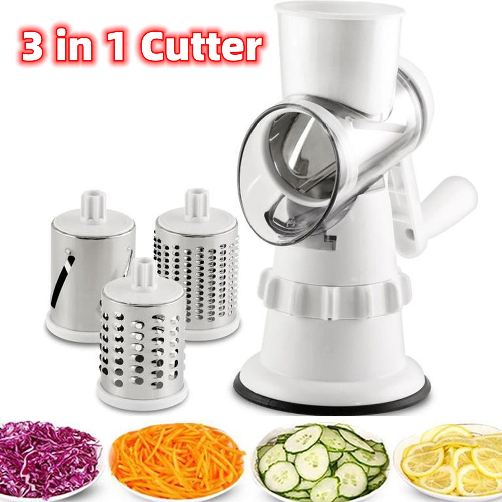 3 In 1 Vegetable Slicer Manual Kitchen BapMagic