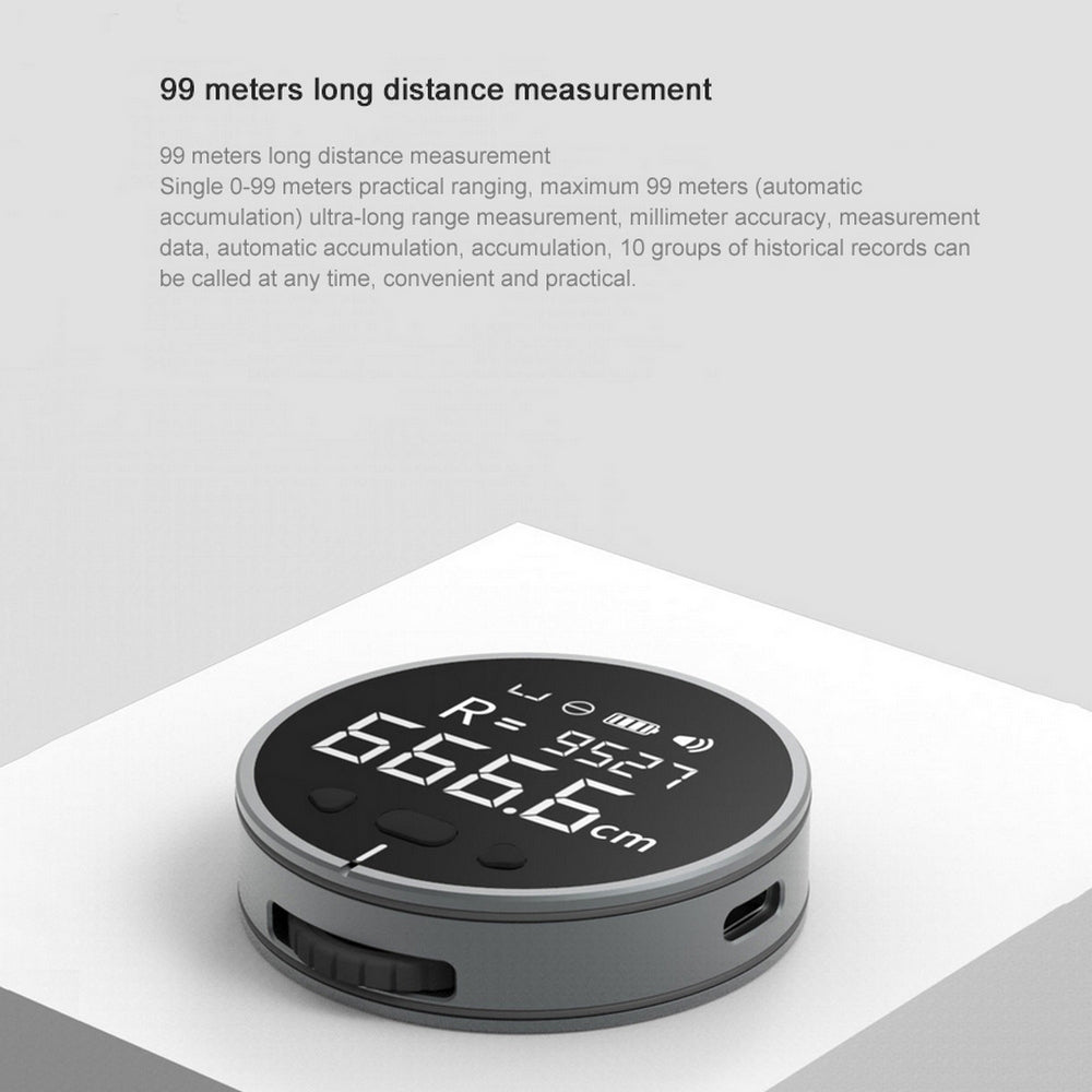 Distance Measuring Instrument Electronic Measuring Ruler Tape Measure High Definition Digital LCD High Precision Electronic Measuring Ruler Tool BapMagic