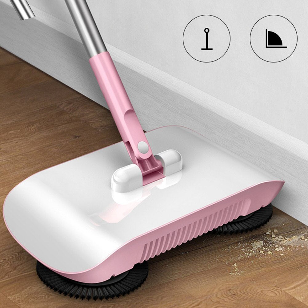 Hand Push Sweeper Household Broom Dustpan Mop BapMagic