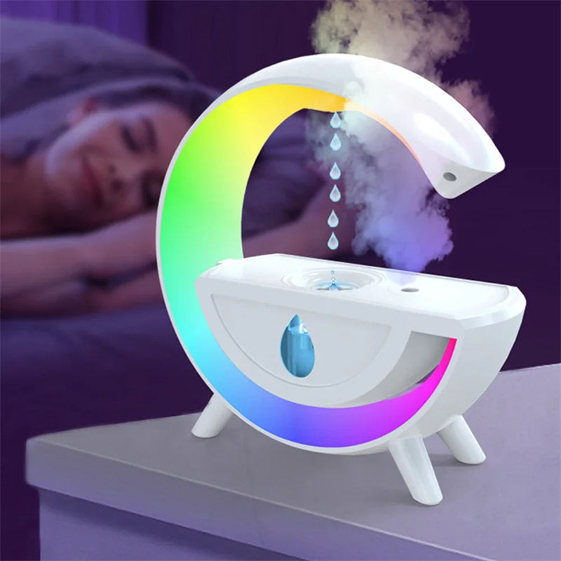 RGB Night Light Water Droplet Sprayer BapMagic