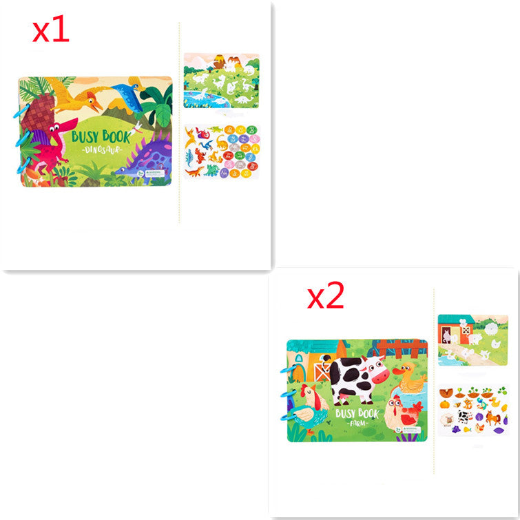 Children's Busy Book Educational Toys Repeated Paste BapMagic