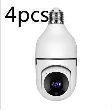 WiFi CAMERA 1080P Bulb 4X Zoom Camera E27 Home 5GWiFi Alarm Monitor BapMagic