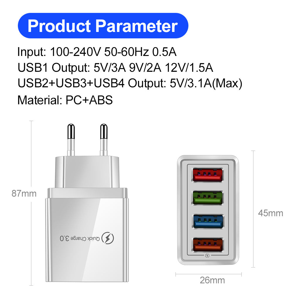 USB Charger Quick Charge BapMagic