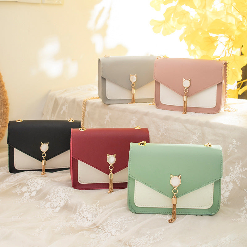 Small Crossbody Bags For Women Cat Lock Chain Messenger Bags BapMagic