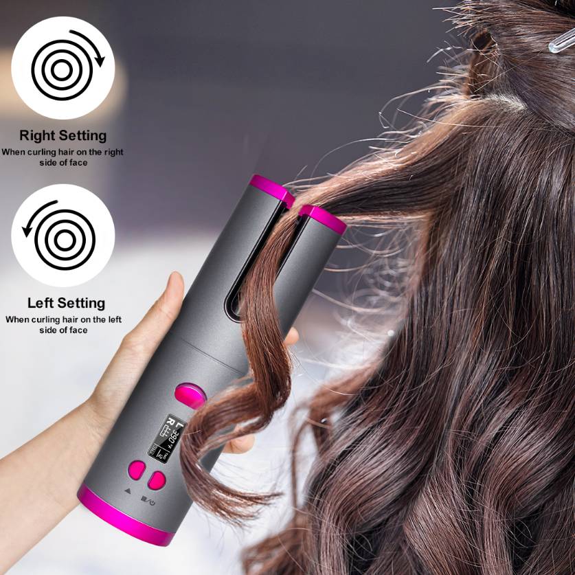 Curling Iron USB Wireless Multifunctional Charging Curler BapMagic