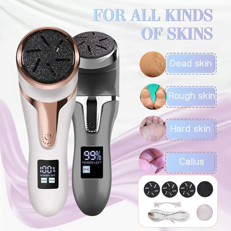 LCD Digital Display Electric Vacuum Cleaner Foot Scrubber Exfoliating Pedicure Beauty Supplies Gadgets BapMagic