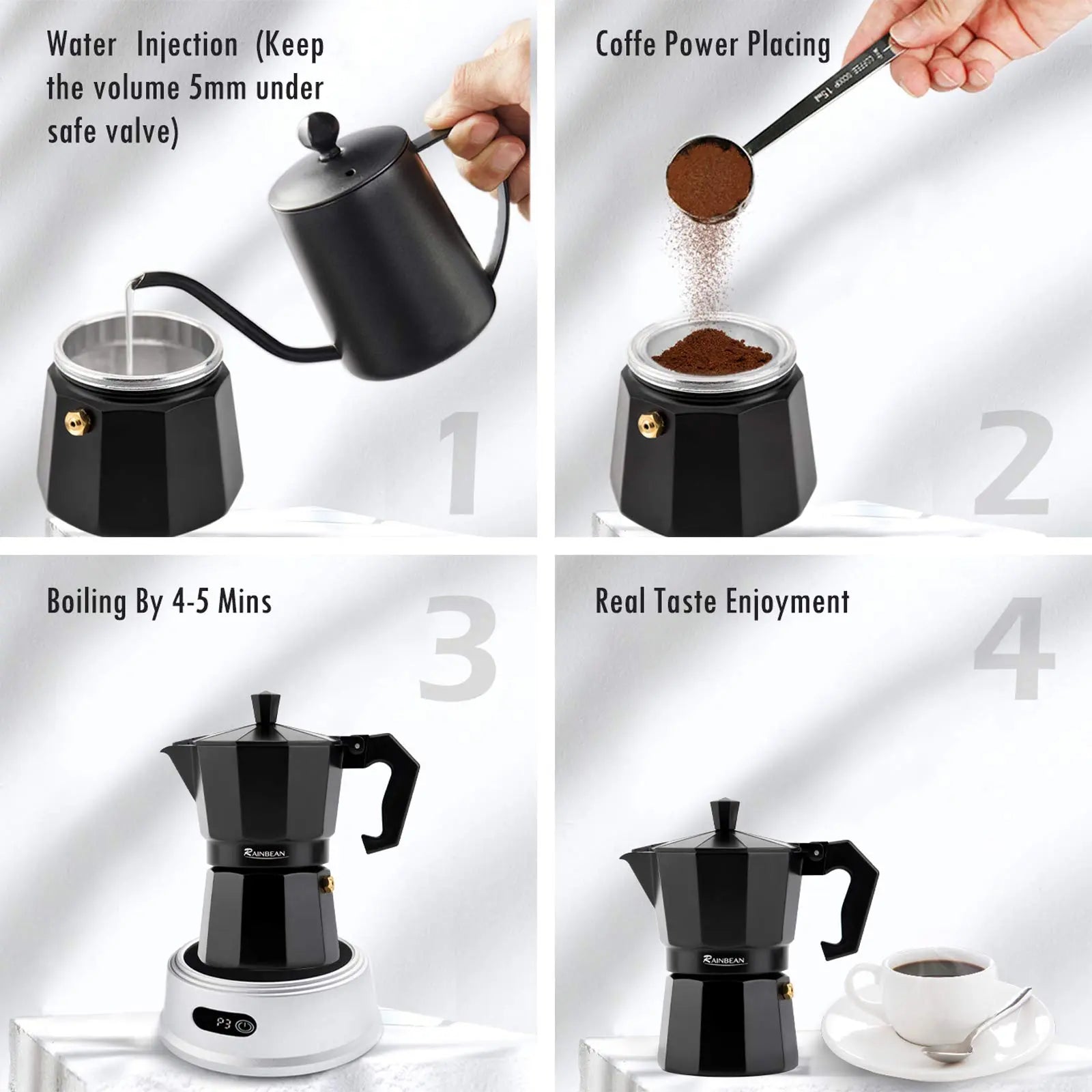 Stovetop Espresso Maker BapMagic