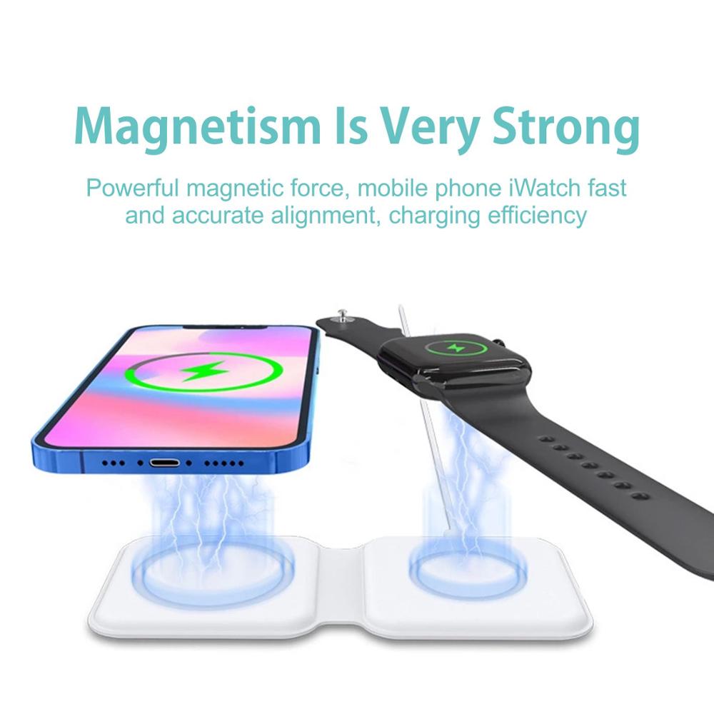 2 In 1 Magnetic Absorption Wireless Charging 15W Quick Charging Applicable BapMagic