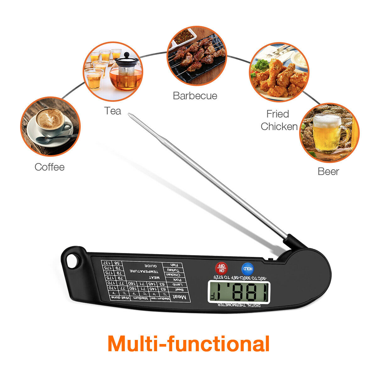 Digital Cooking Meat Thermometer BapMagic