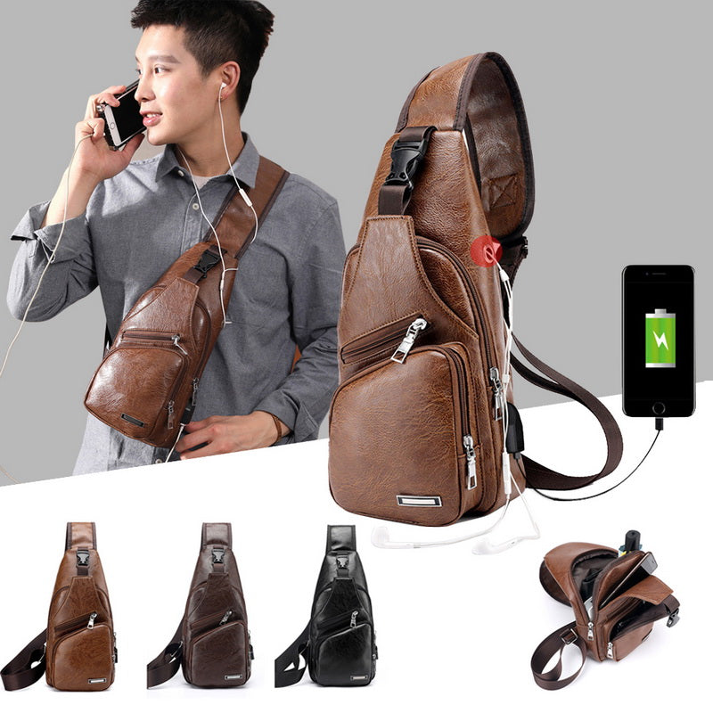 Men USB Charging Bag BapMagic