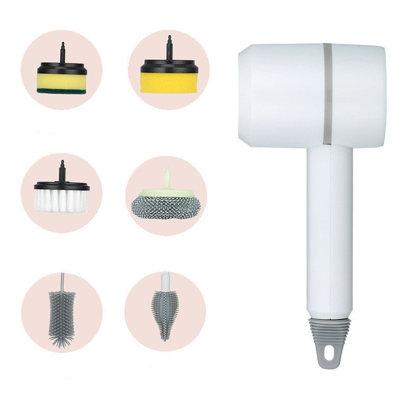 Electric Cleaning Brush Dishwashing Brush Automatic Wireless USB Rechargeable Professional Kitchen Bathtub Tile Cleaning Brushes BapMagic