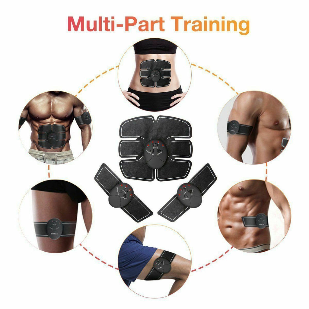 Electric Muscle Toner Machine ABS Toning Belt Simulation Fat Burner Belly Shaper BapMagic