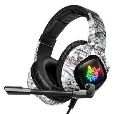 Headphones RGB Light Subwoofer Wired Headphones BapMagic