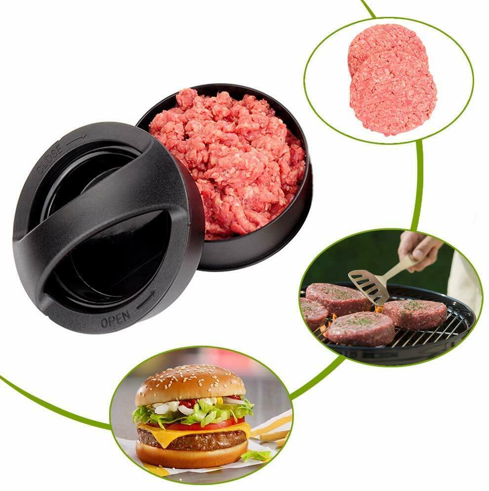 Burger Press Stuffed Patty Maker Mold Slider EASY Homemade Hamburger Making Tool BapMagic