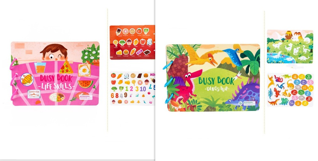 Children's Busy Book Educational Toys Repeated Paste BapMagic