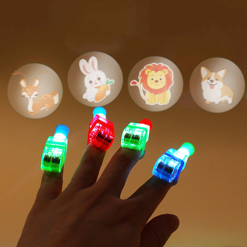Cartoon Finger Projection Lamp Luminous Toy BapMagic